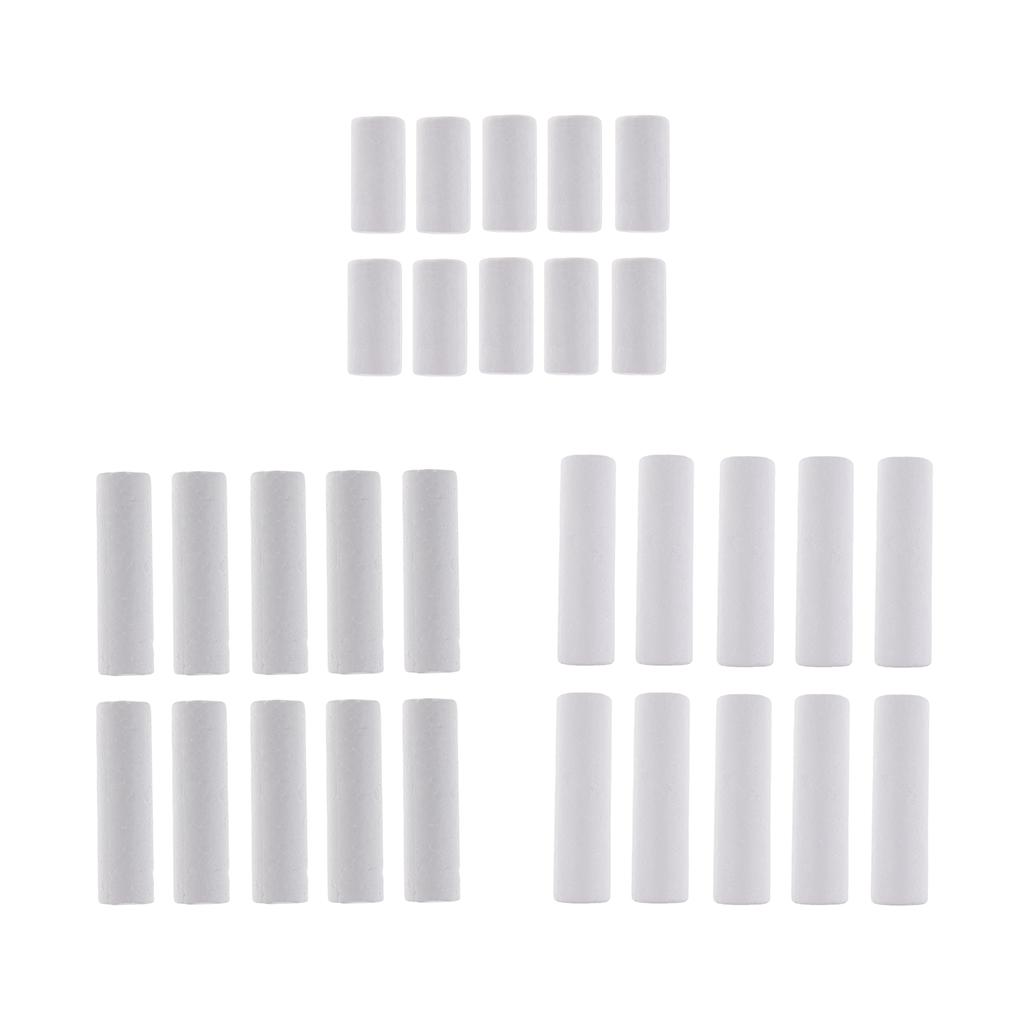 Art Craft For Kids - 10 Pieces Blank White Cylinder Shape