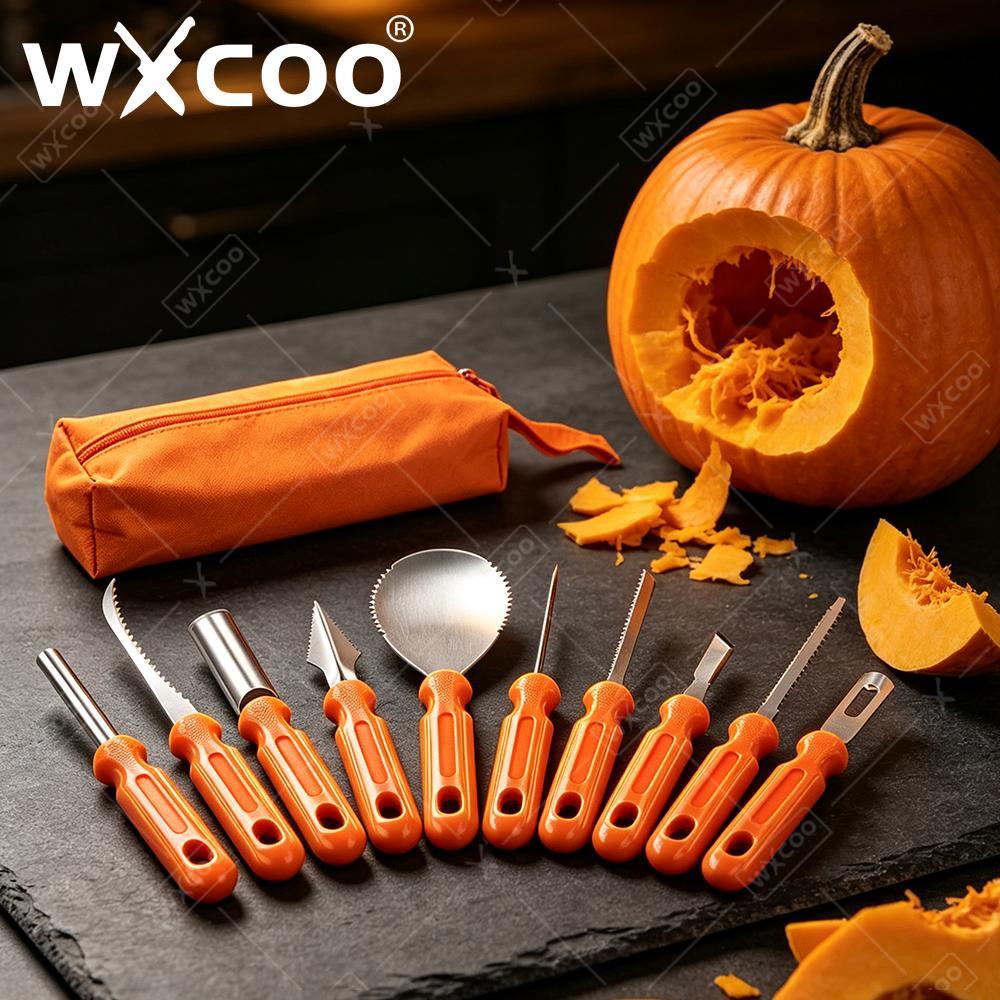 Art Craft For Kids - Halloween Pumpkin Carving Cutter Tool Set