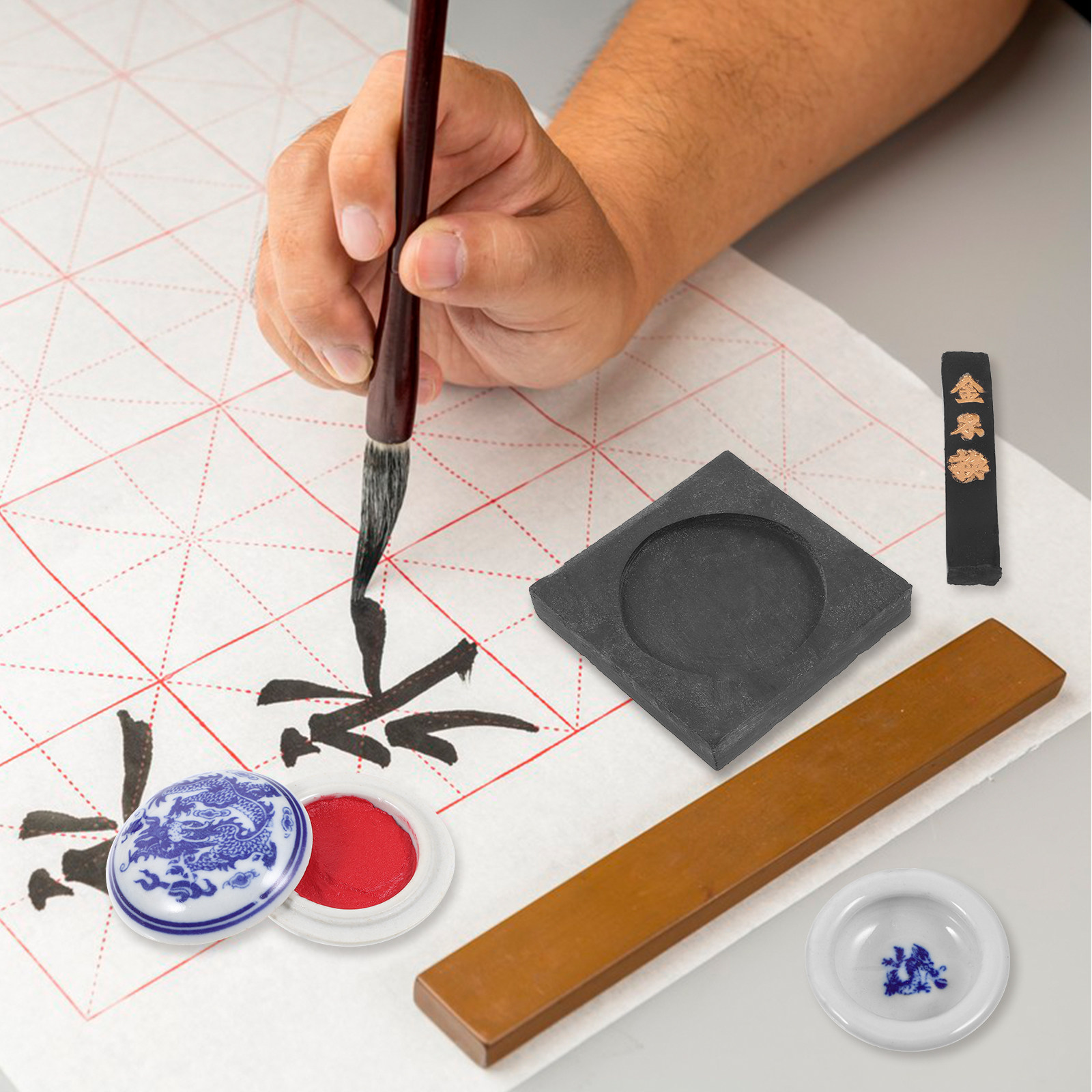 Calligraphy Pen Set - 1Set Chinese Calligraphy Brush Pen Set