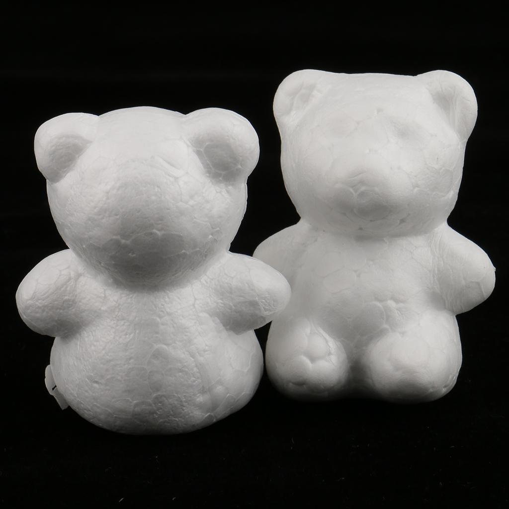 Art Craft For Kids - Foam Material Bear Ornaments Painted Crafts