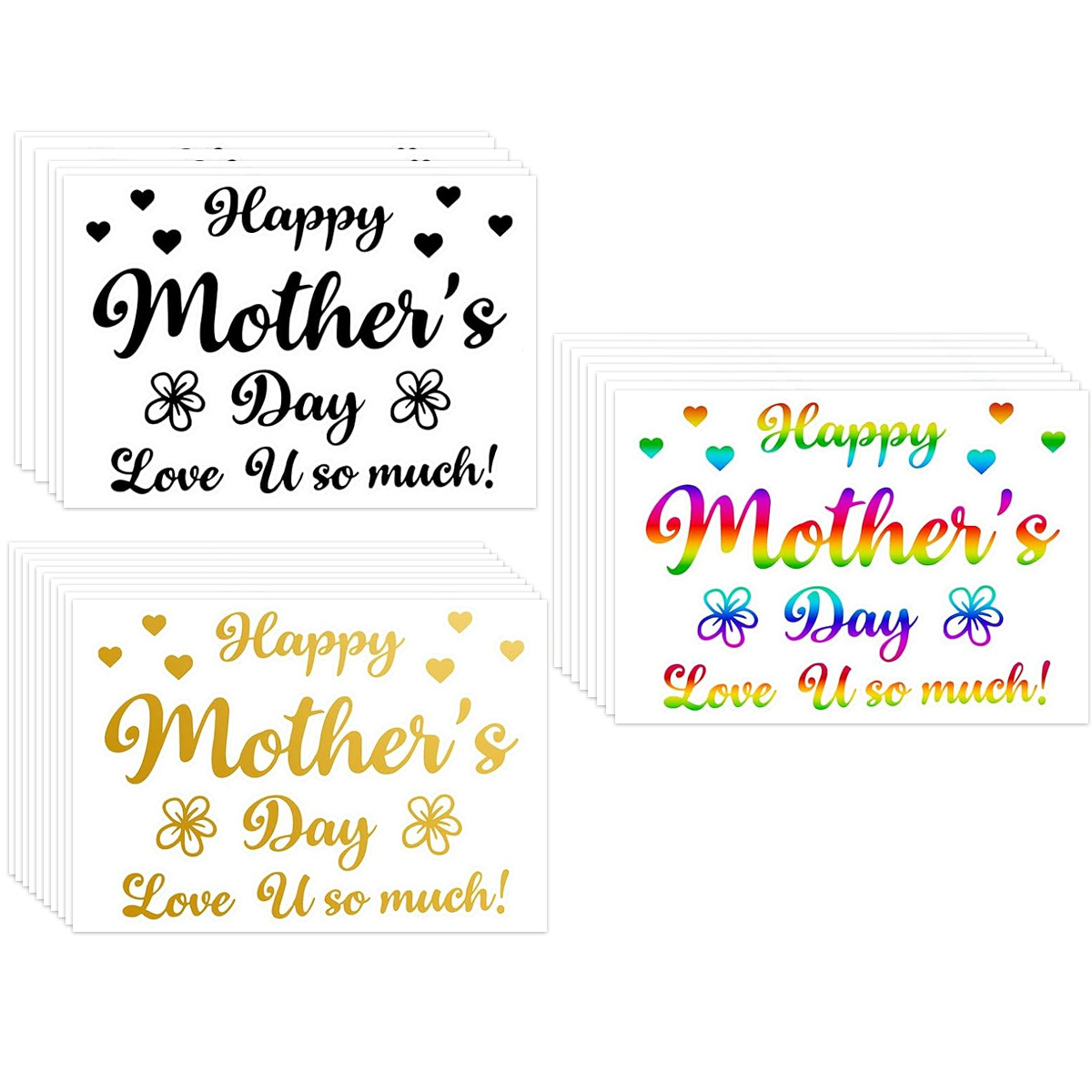 Art Craft Mother'S Day - Mother’s Day Party Balloon Stickers Clear