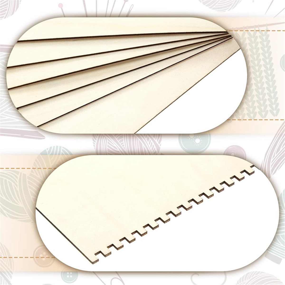 18 Pcs Beginners Wooden Notche - The Art And Craft Of Jewelry recension och pris