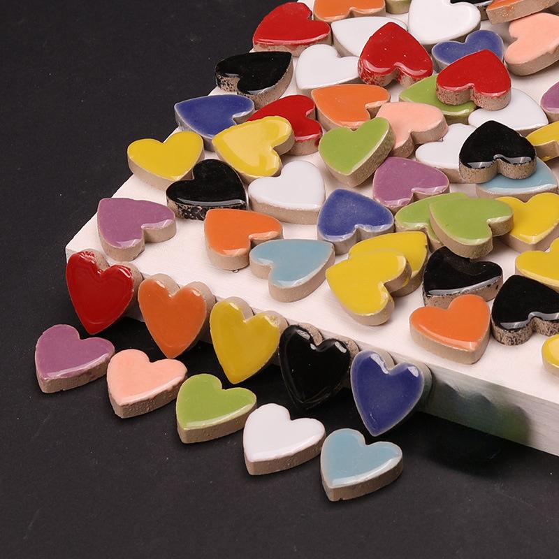 Heart Shaped Ceramic Mosaic Ti - Art Craft Door recension och pris