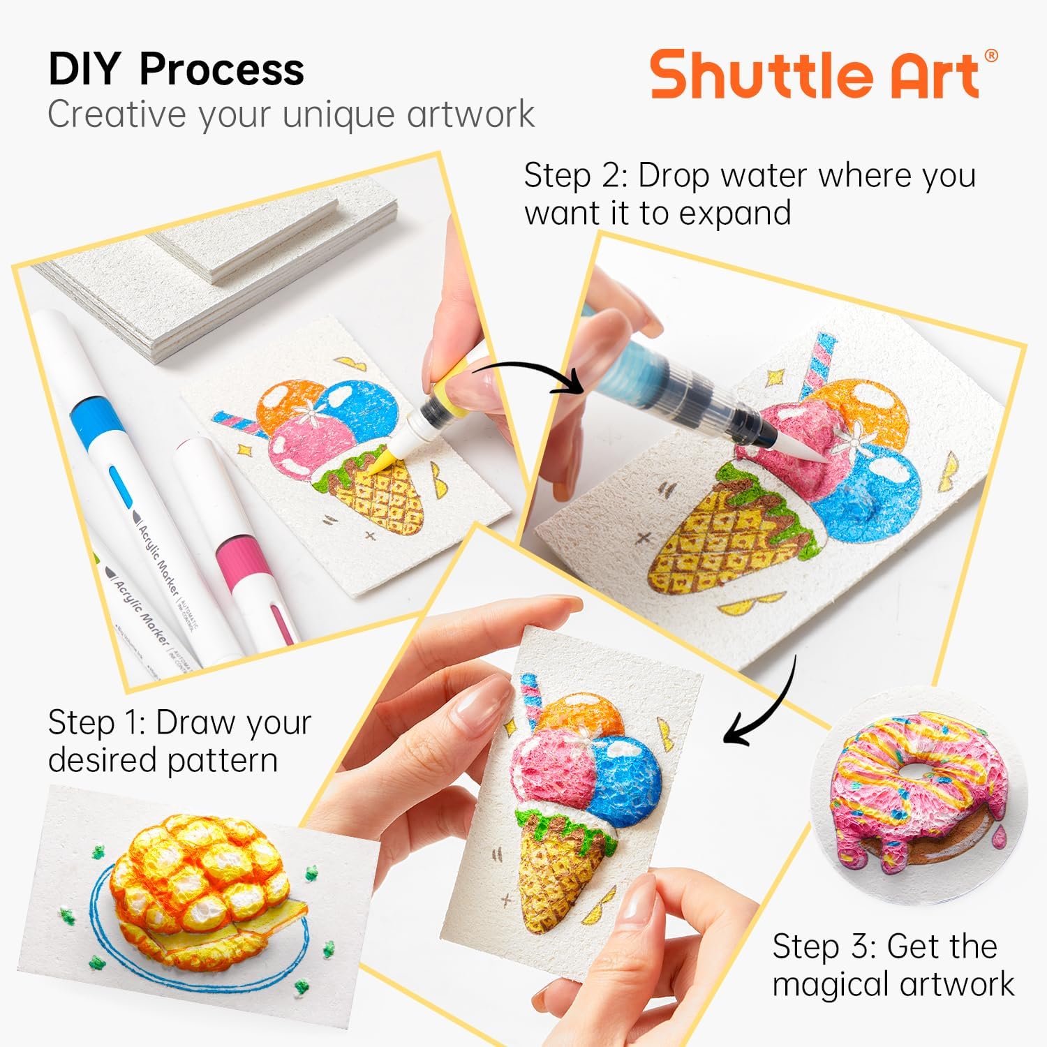 3D Puffy Foam Texture Painting - Art Craft For Kids recension och pris