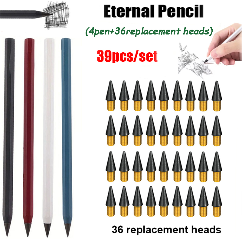 39pcs/set Creative Metal Penci - Calligraphy Pen Set recension och pris