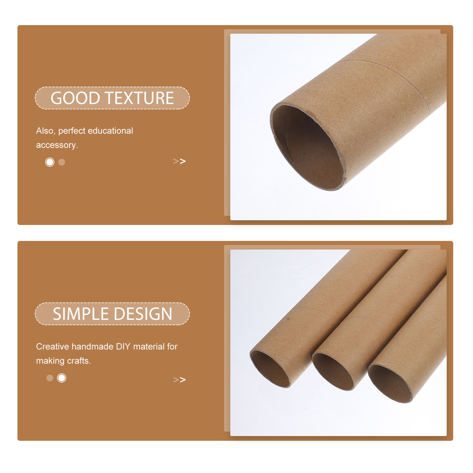 3Pcs Paper Roll Tubes for Hand - Art Craft Youtube recension och pris