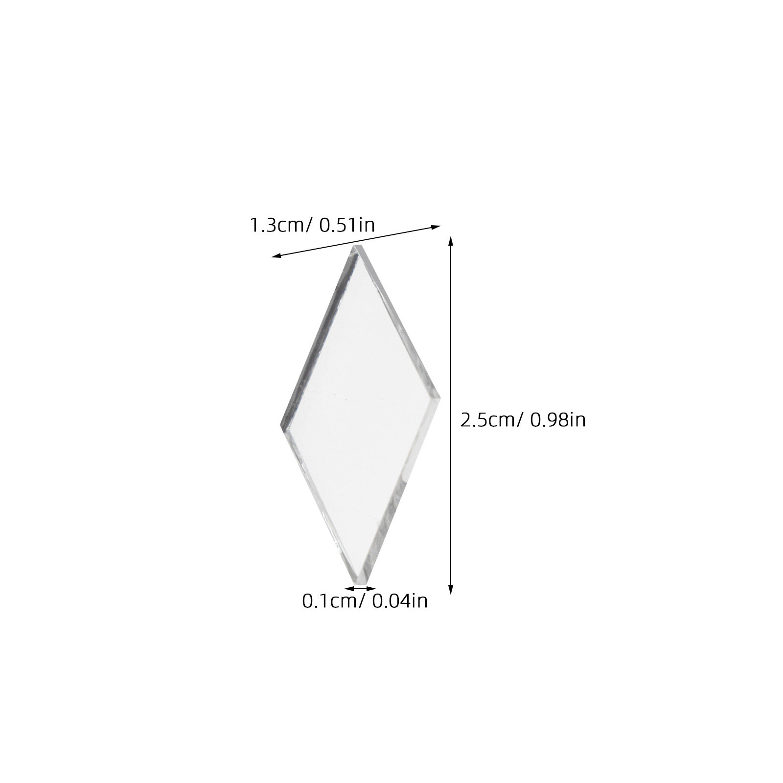 300Pcs Small Mirror Mosaic Til - Art Craft Door recension och pris