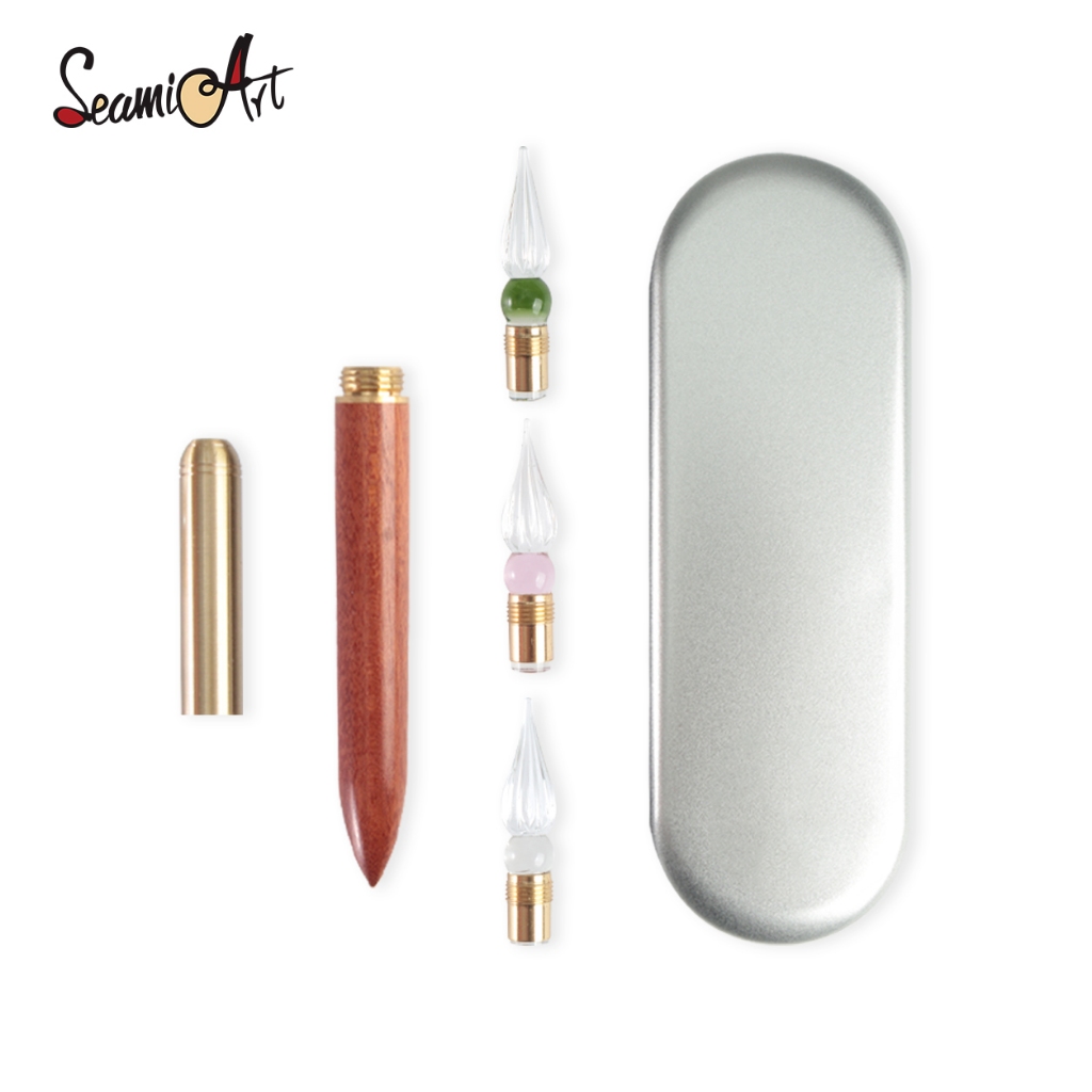SeamiArt Replaceable Glass Nib - Calligraphy Pen Set recension och pris