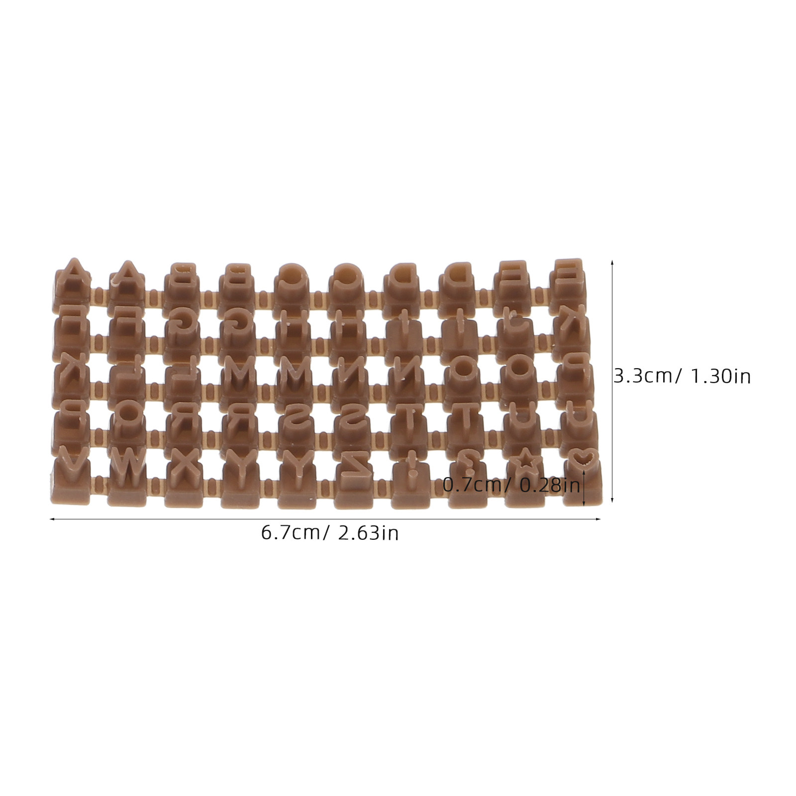 2Sets Clay Letter Stamps Alpha - Air Dry Clay recension och pris