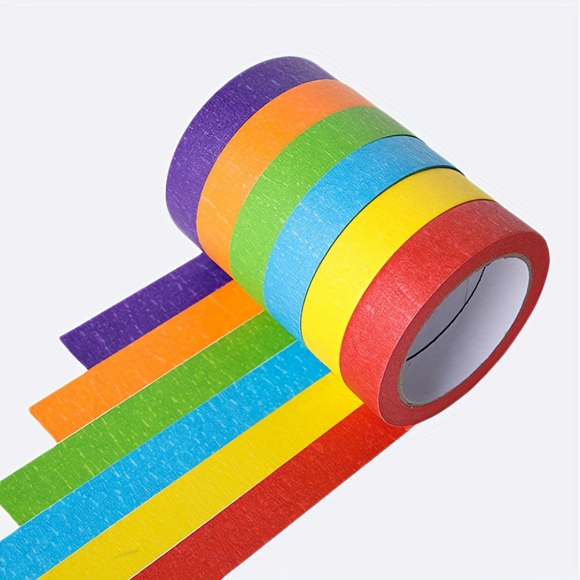6 Rolls of Colored Masking Tap - Art X Craft recension och pris