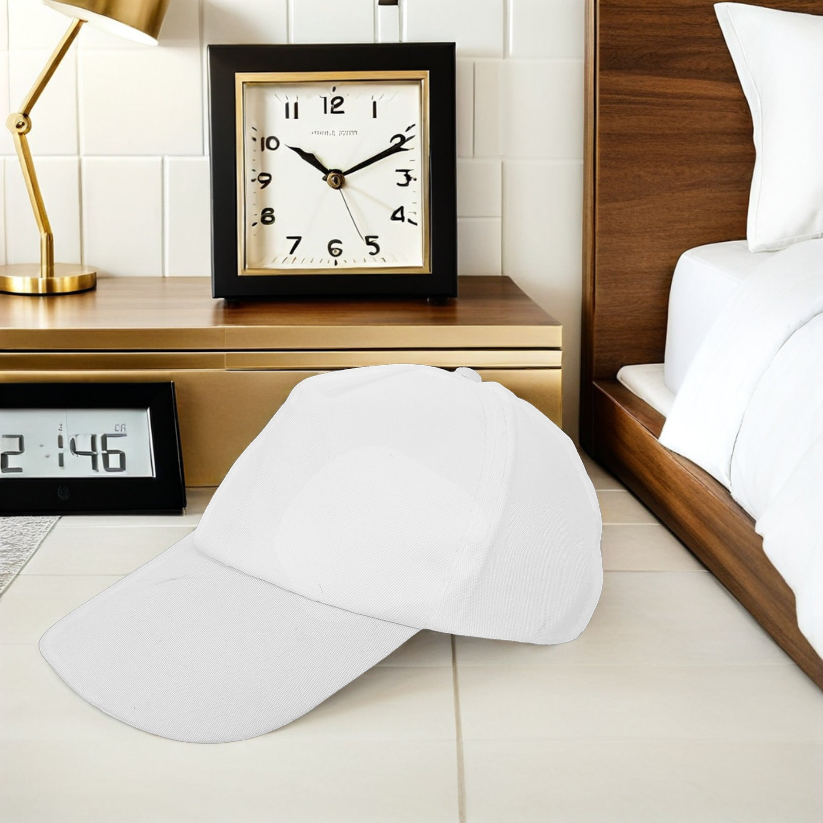 1Set Kids White Baseball Caps  - Art Craft Birthday Party recension och pris