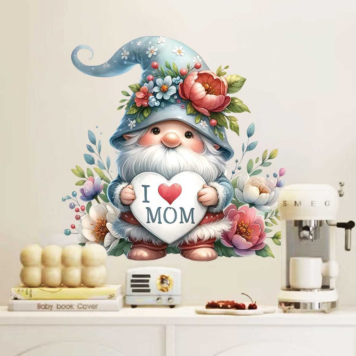 Mother Day Wall Stickers Cute  - Art Craft Mother'S Day recension och pris