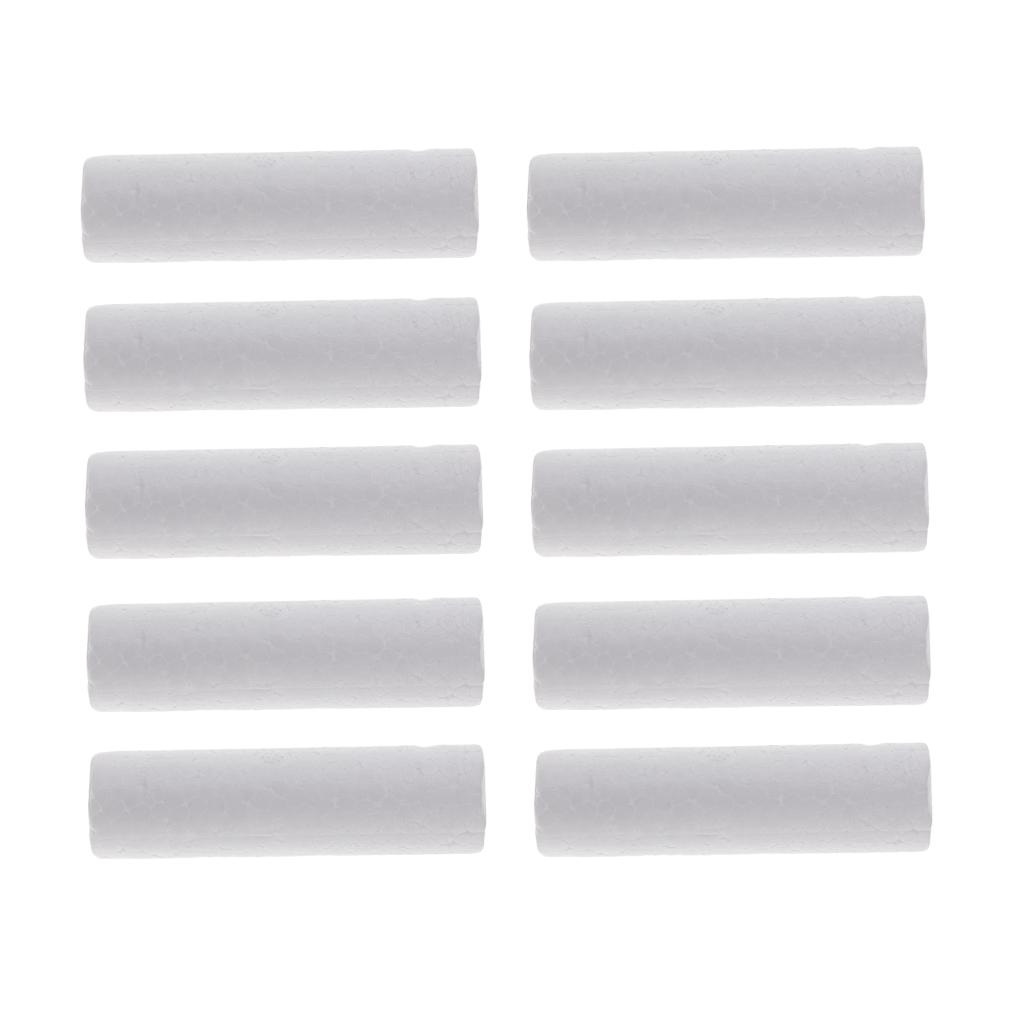 10 Pieces Blank White Cylinder - Art Craft For Kids recension och pris