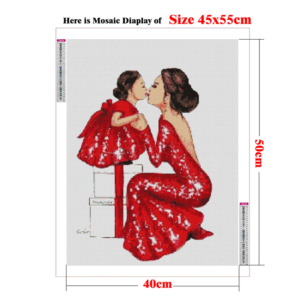 Mother Daughter Art Hobby 5D D - Art Craft Mother'S Day recension och pris