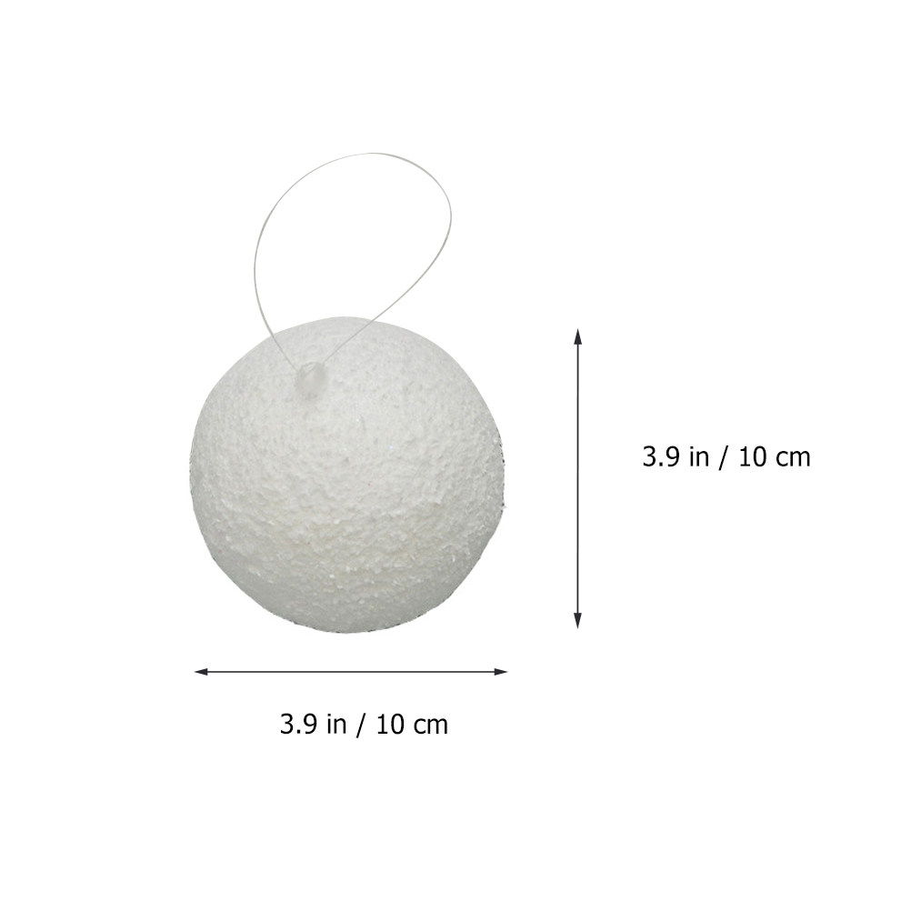 6Pcs White Xmas Set Dense Craf - Art And Craft For Xmas recension och pris