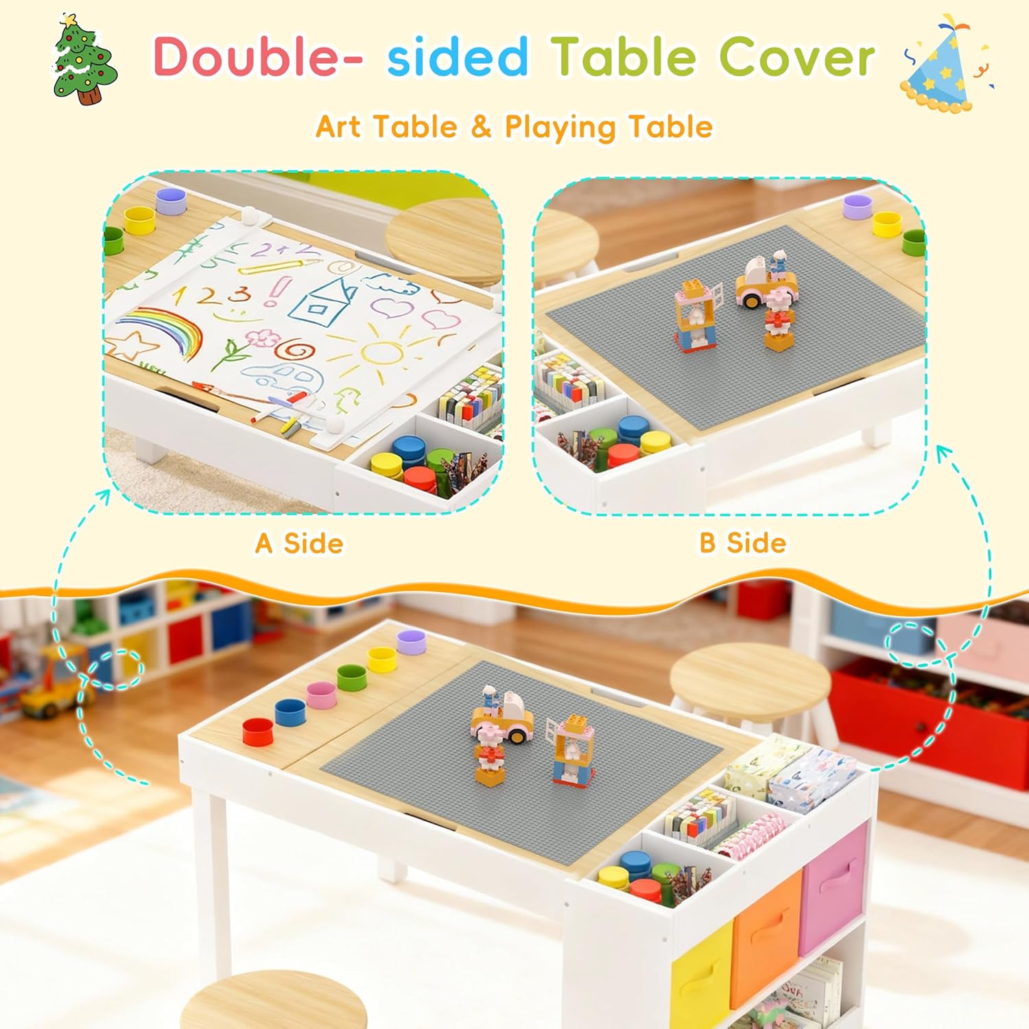 Kids Art Table and 2 Chairs Se - Art X Craft recension och pris