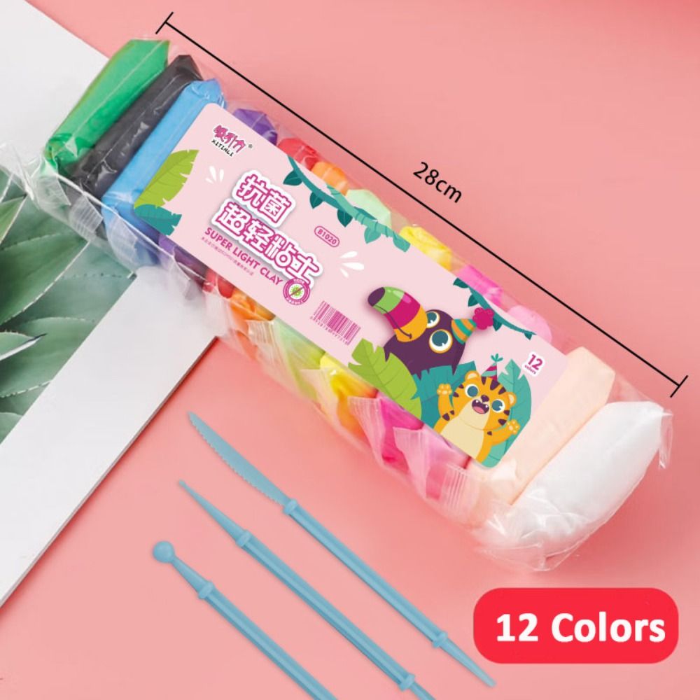 12/24/36pcs New Ultra-Light Pl - Air Dry Clay recension och pris