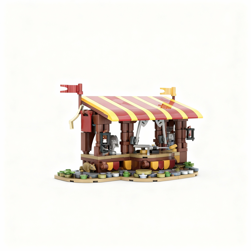 367pcs MOC Armor Market Castle - Art Craft Ideas For Christmas recension och pris