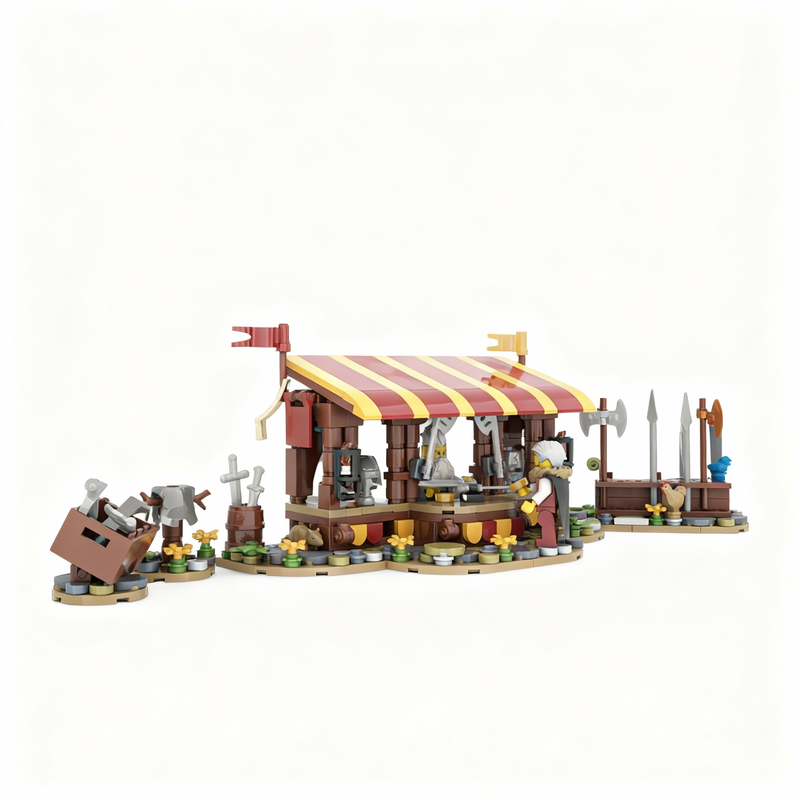 367pcs MOC Armor Market Castle - Art Craft Ideas For Christmas recension och pris