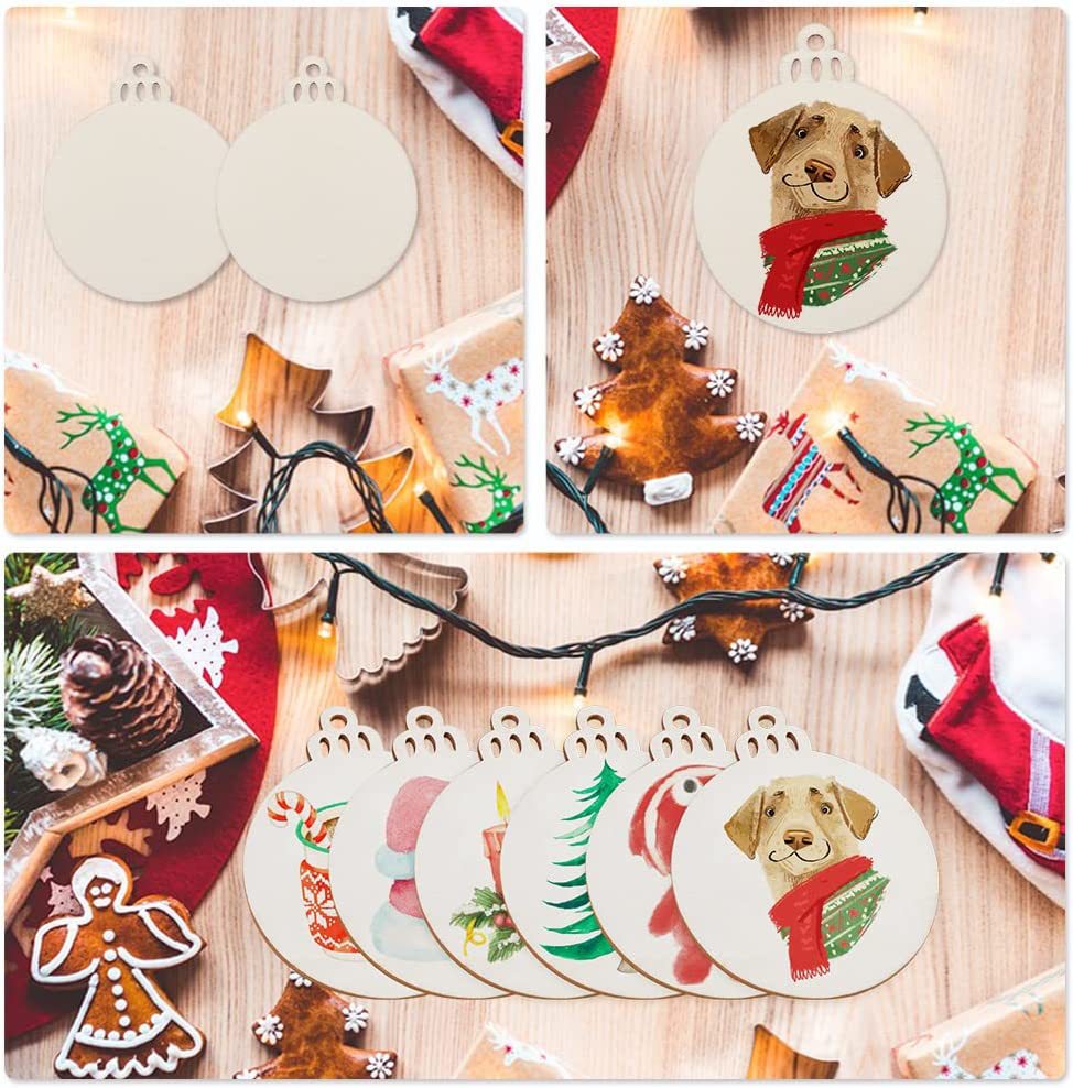 10/20/50Pcs DIY Wooden Christm - Art And Craft For Xmas recension och pris