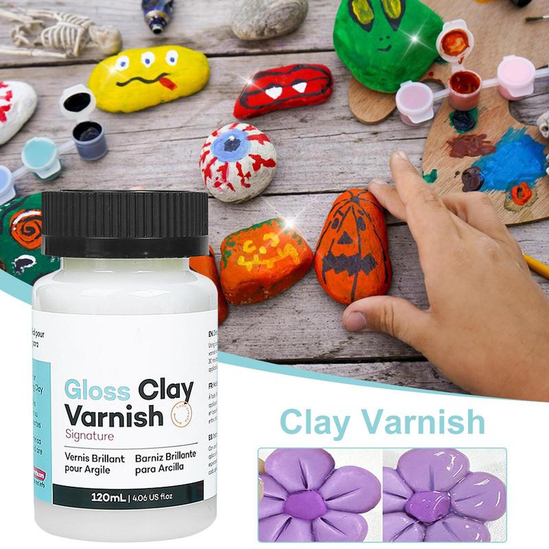 120ml Acrylic Varnish Gloss Cl - Air Dry Clay recension och pris