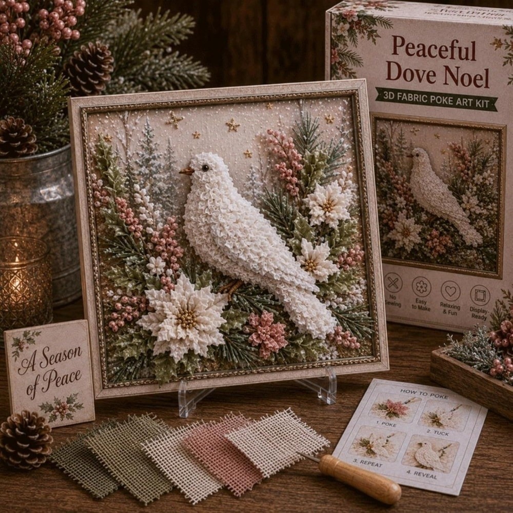 No Sewing Christmas Poke Art E - Art And Craft For Xmas recension och pris