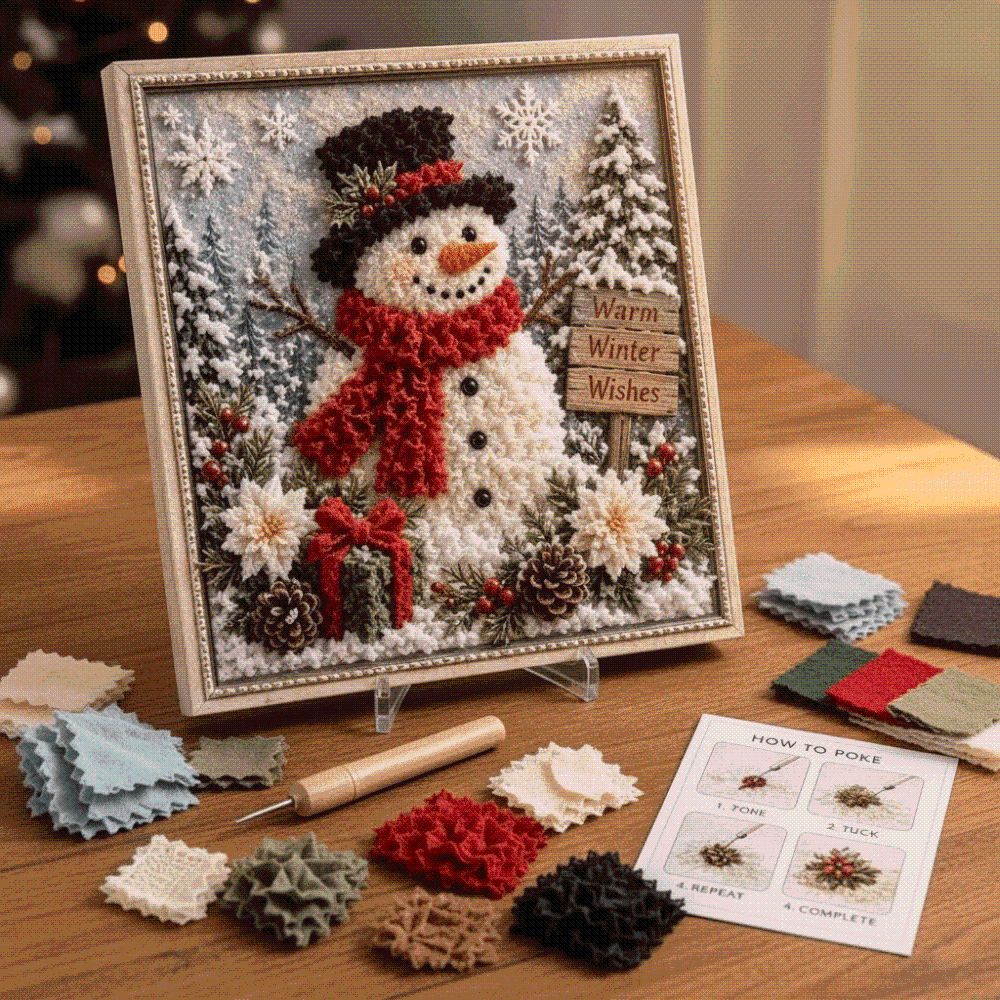 No Sewing Christmas Poke Art E - Art And Craft For Xmas recension och pris