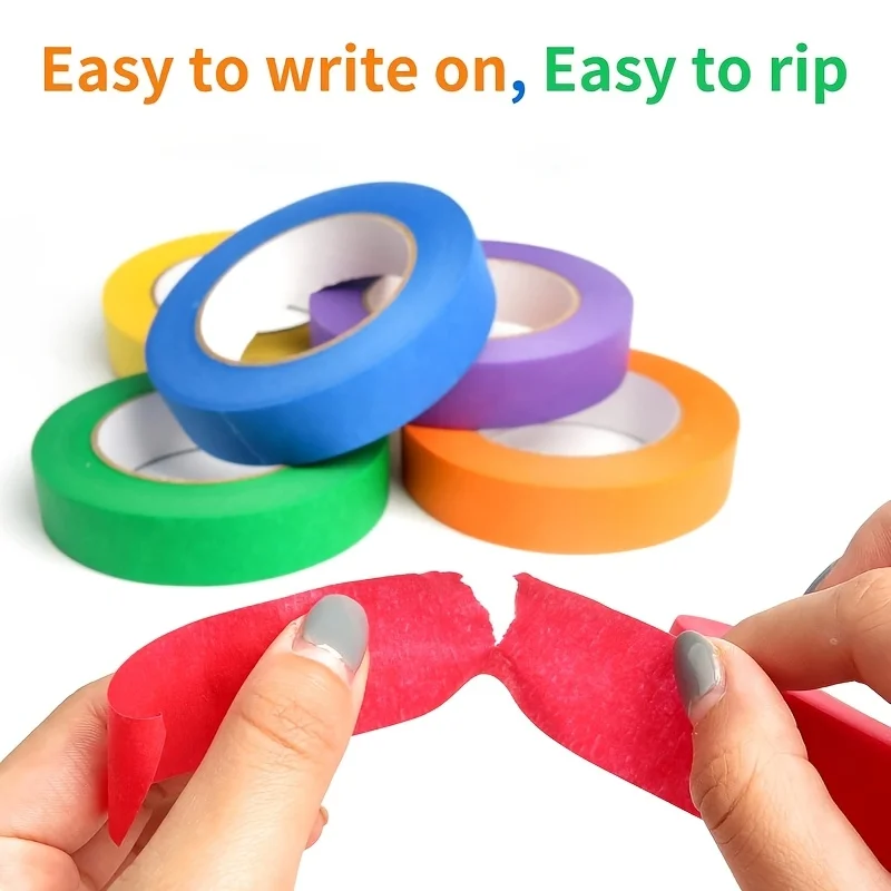 6 Rolls of Colored Masking Tap - Art X Craft recension och pris