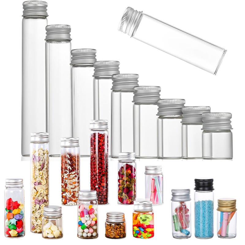 5PCS 5ML-100ML Mini Glass Alum - Art Craft Youtube recension och pris
