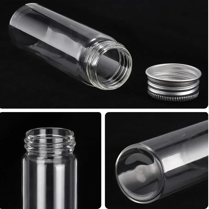 5PCS 5ML-100ML Mini Glass Alum - Art Craft Youtube recension och pris
