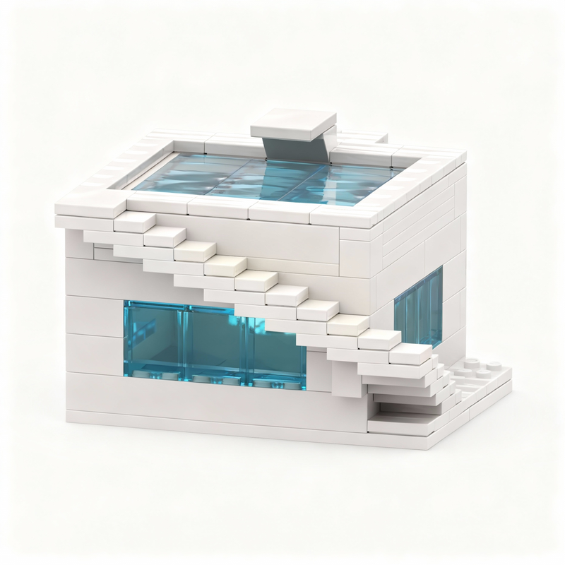 193pcs MOC Outdoor Small Swimm - Art Craft Ideas For Christmas recension och pris