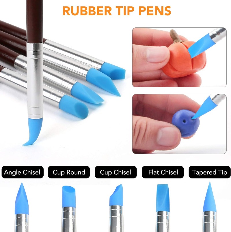 Air Dry Clay Tool Set Silicone - Air Dry Clay recension och pris