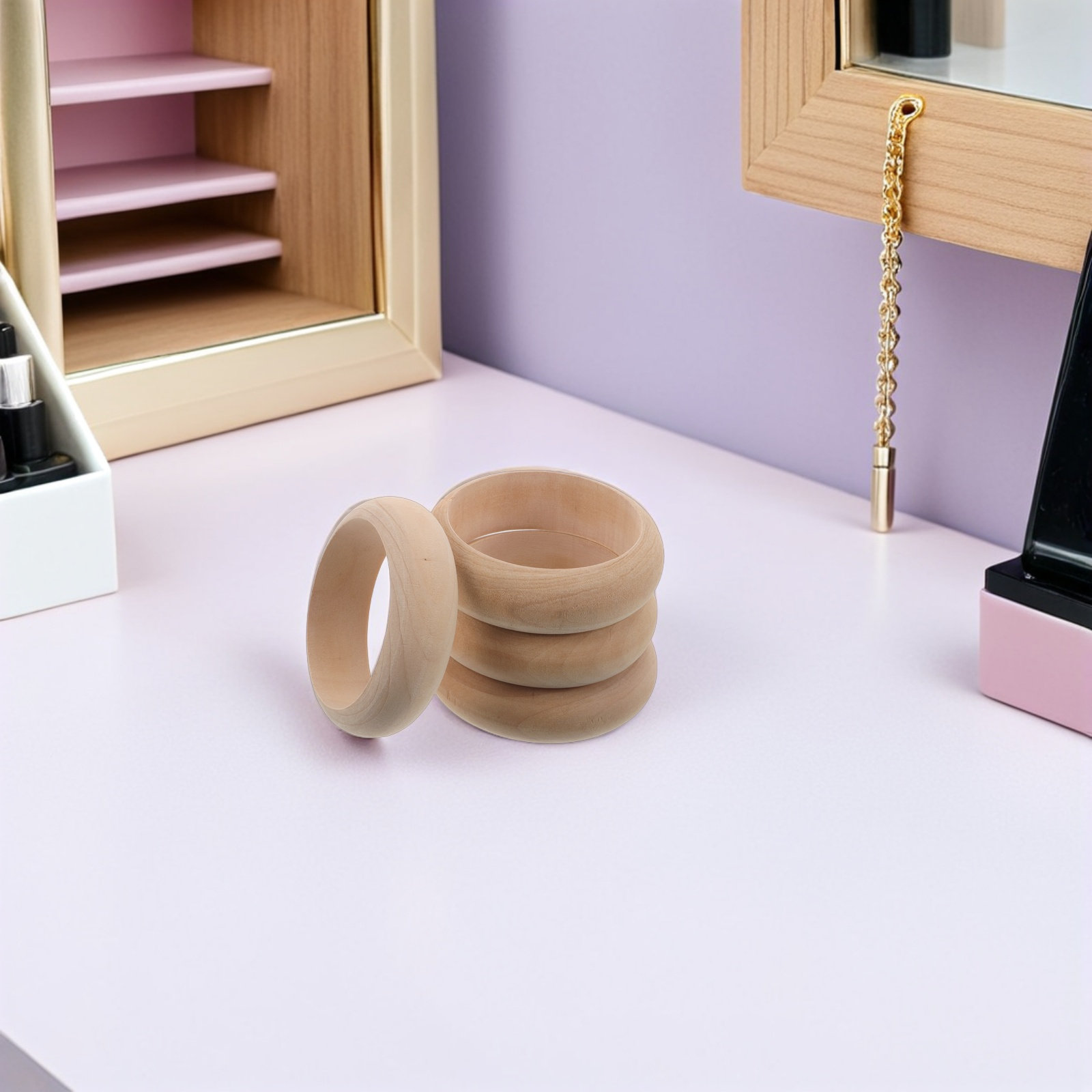 4Pcs Solid Wood Bangle Blanks  - The Art And Craft Of Jewelry recension och pris