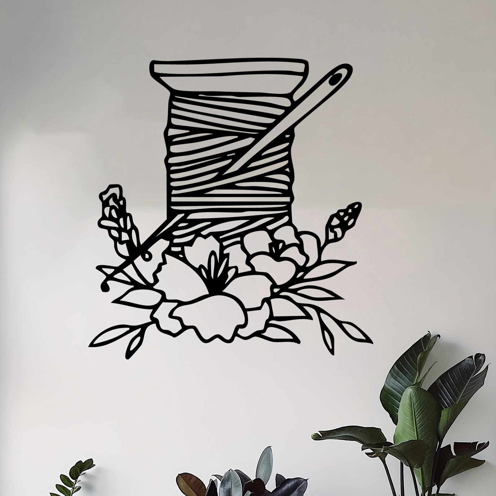 Thread Spool Floral Metal Wall - Art Craft Mother'S Day recension och pris