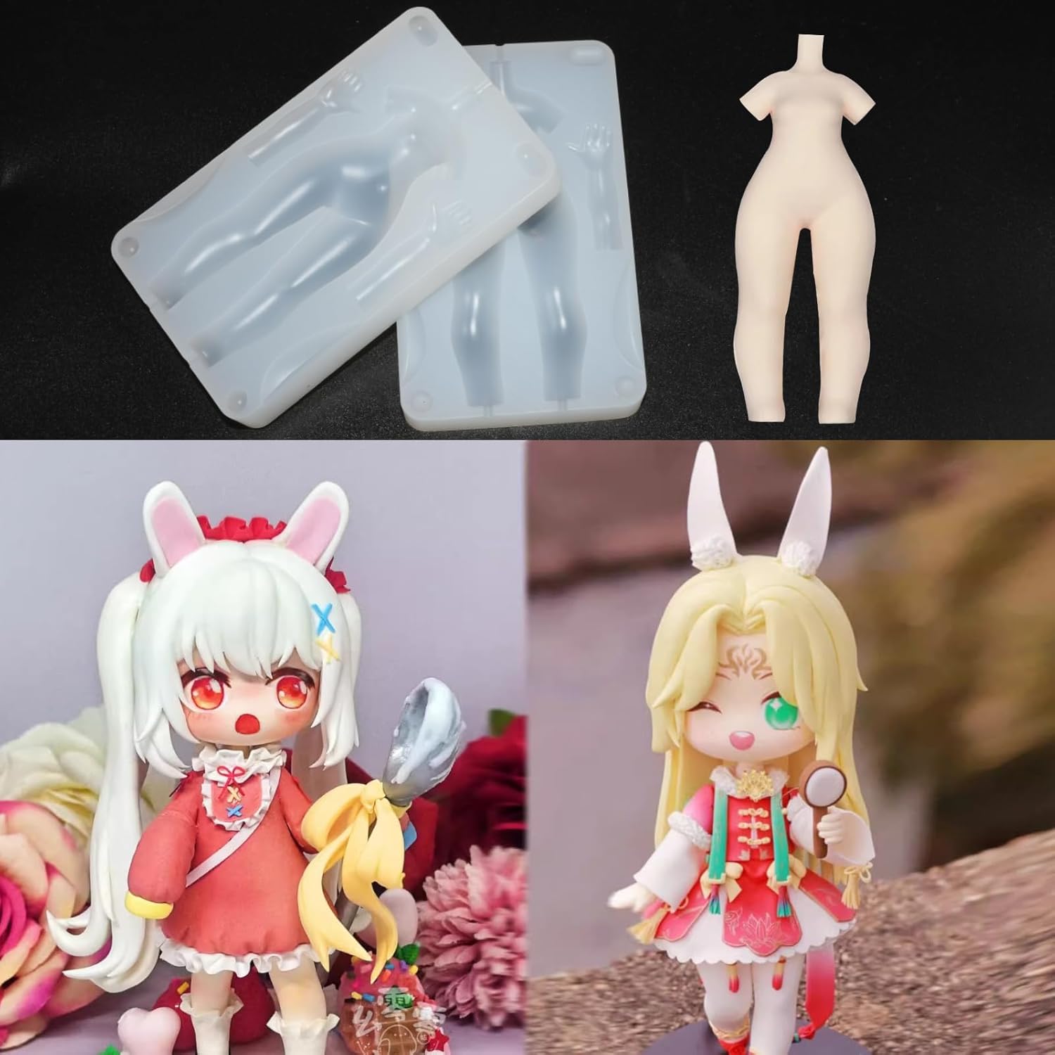 10cm Height Q Version Cartoon  - Air Dry Clay recension och pris