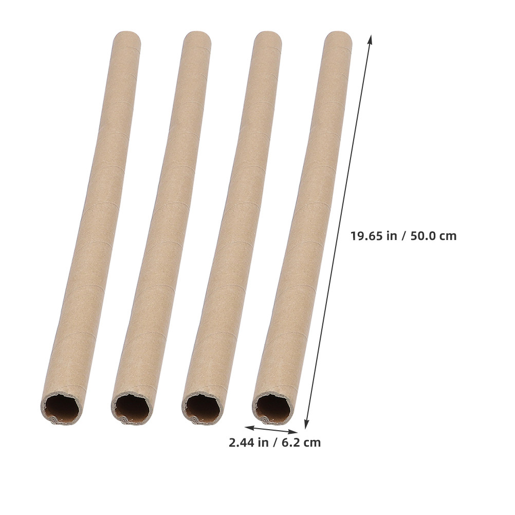 4Pcs Thick Paper Roll Tube Bla - Art Craft Youtube recension och pris