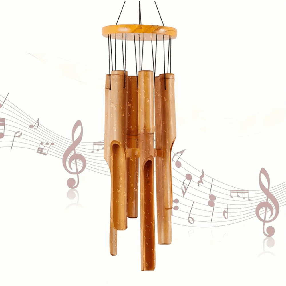 Retro 6 Tubes Bamboo Wind Chim - Art Craft Youtube recension och pris