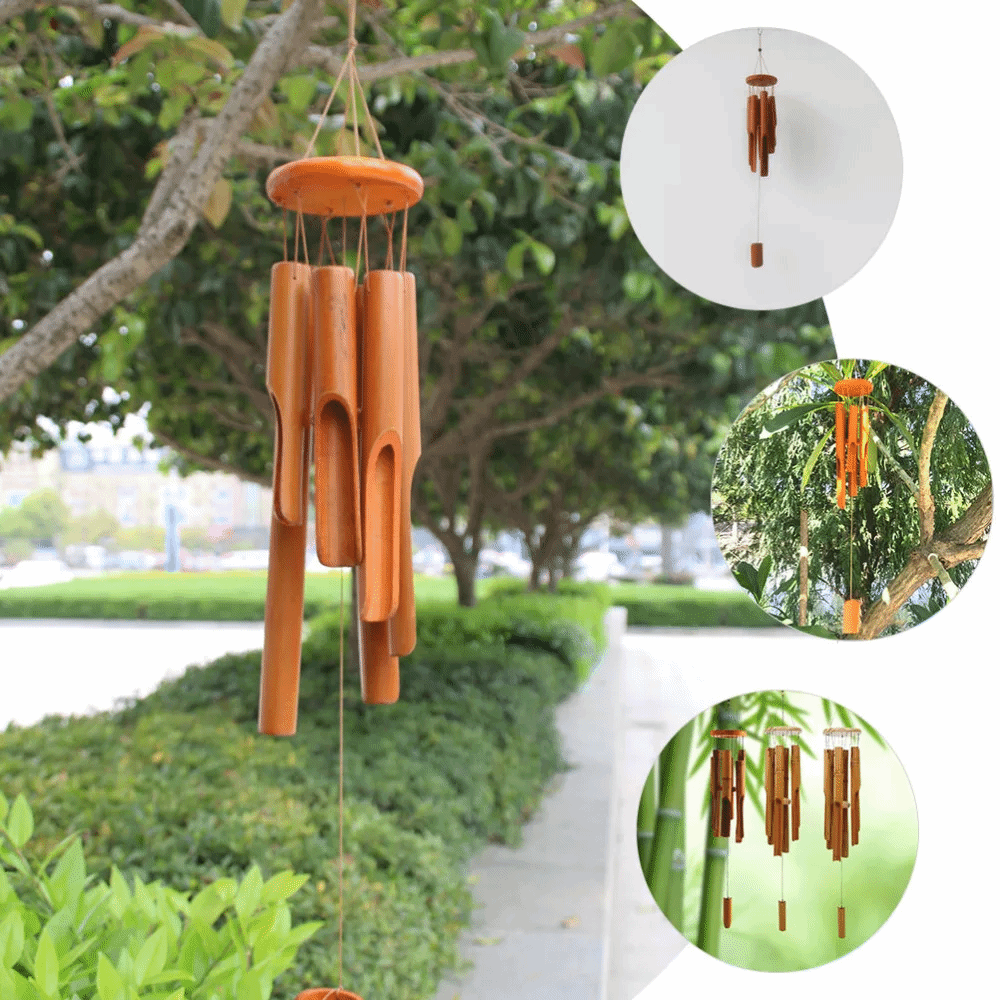 Retro 6 Tubes Bamboo Wind Chim - Art Craft Youtube recension och pris
