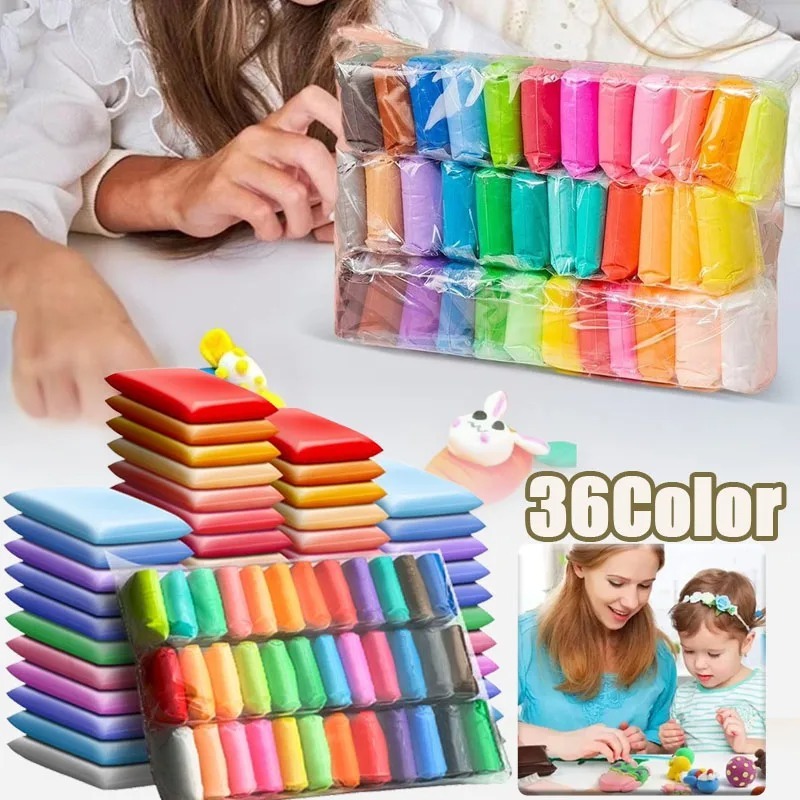 1Bag 36 Colors Super Light Mod - Air Dry Clay recension och pris