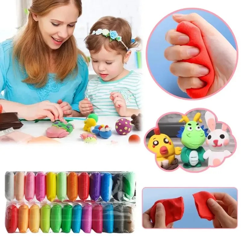 1Bag 36 Colors Super Light Mod - Air Dry Clay recension och pris