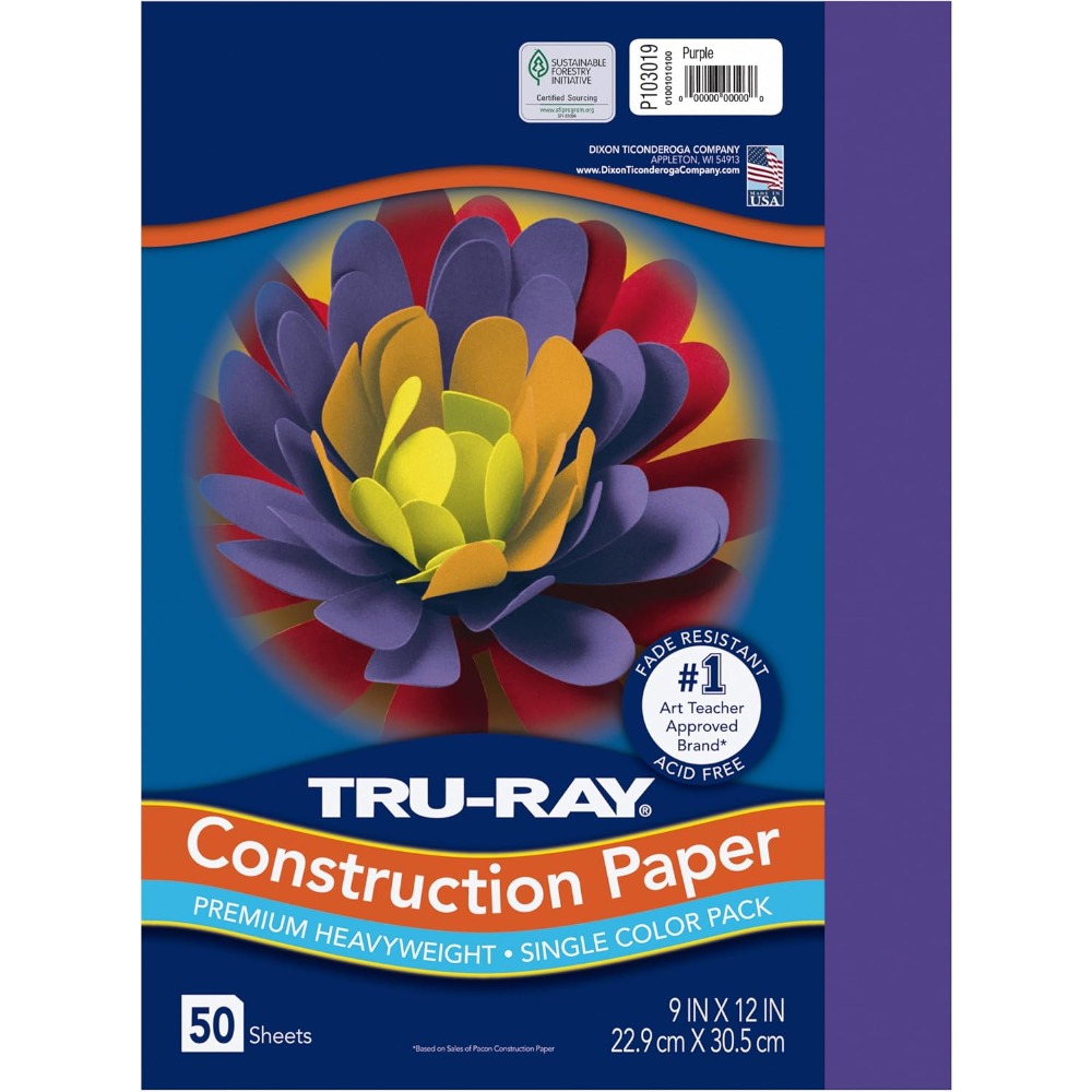 Purple Construction Paper 9x12 - Art Craft Recycled Materials recension och pris