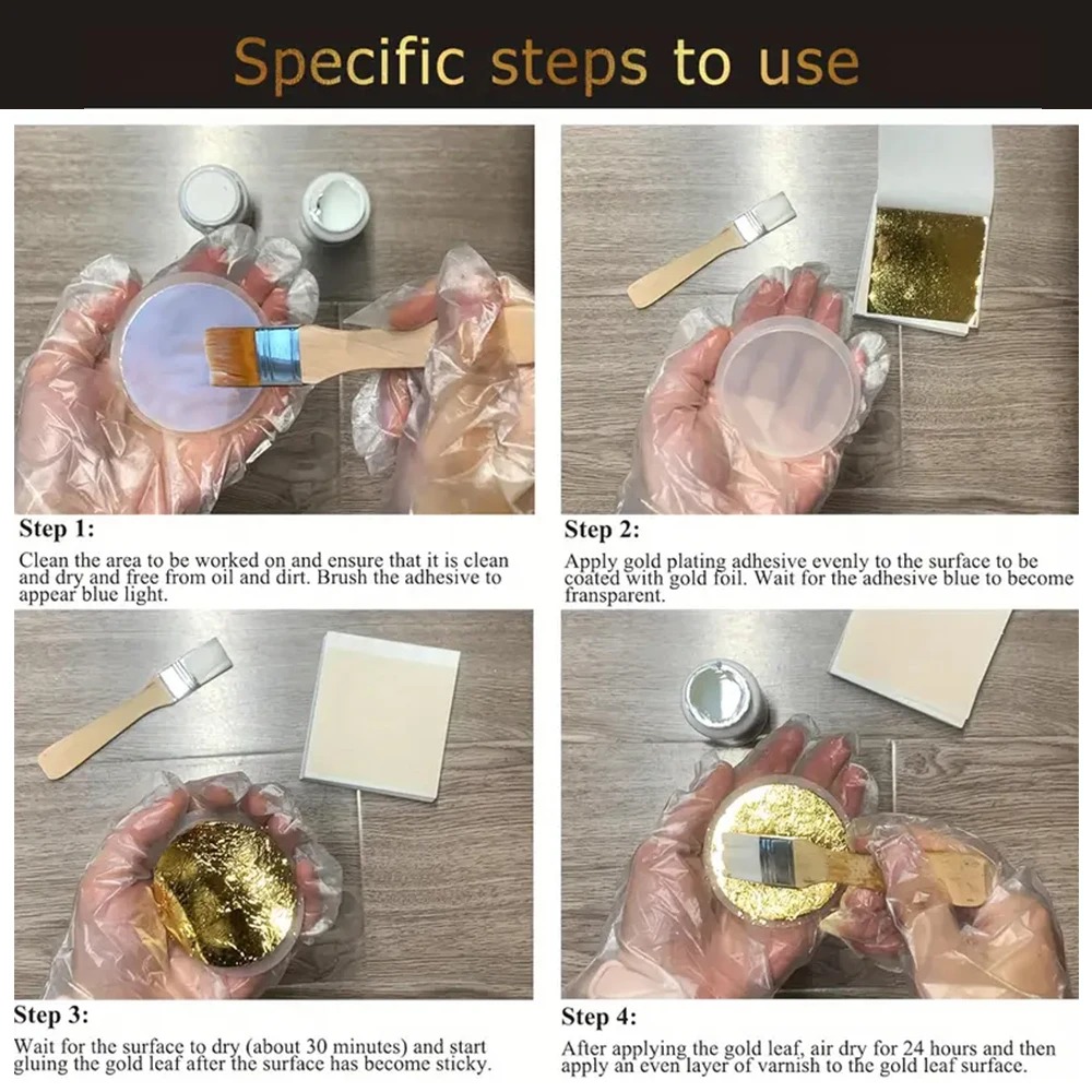 100ml/200ml Golden Leaf Gildin - Art Craft Glue recension och pris