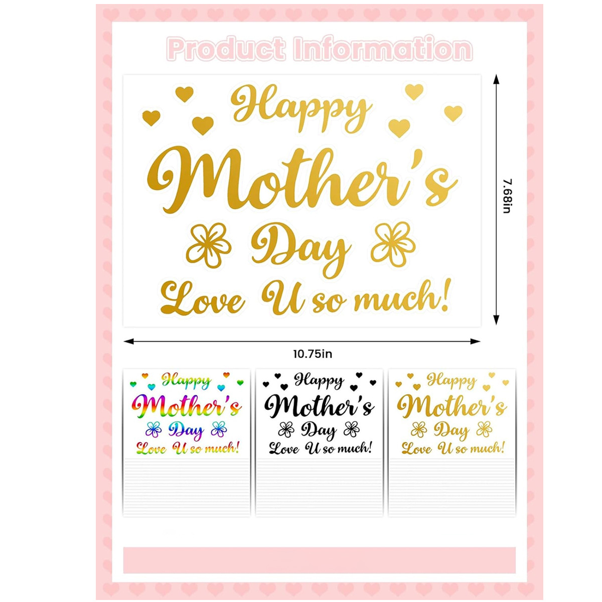 Mother’s Day Party Balloon Sti - Art Craft Mother'S Day recension och pris