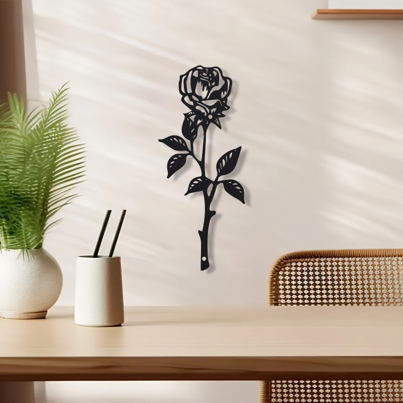 1pc Metal  Art Deco Rose Wall  - Art Craft Door recension och pris