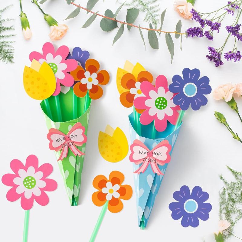12Pcs Flower Bouquet Craft Kit - Art Craft Mother'S Day recension och pris