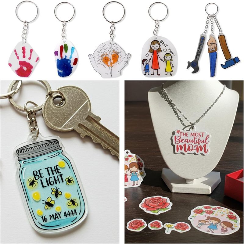 LIKE WISH Shrink Plastic Art S - Art Craft Mother'S Day recension och pris