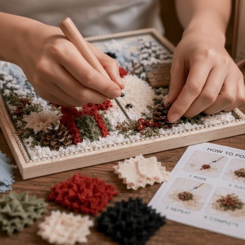 No Sewing Christmas Poke Art E - Art And Craft For Xmas recension och pris