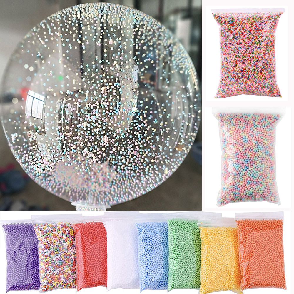 10g 2.5-3mm Foam Beads Colorfu - Art Craft Birthday Party recension och pris