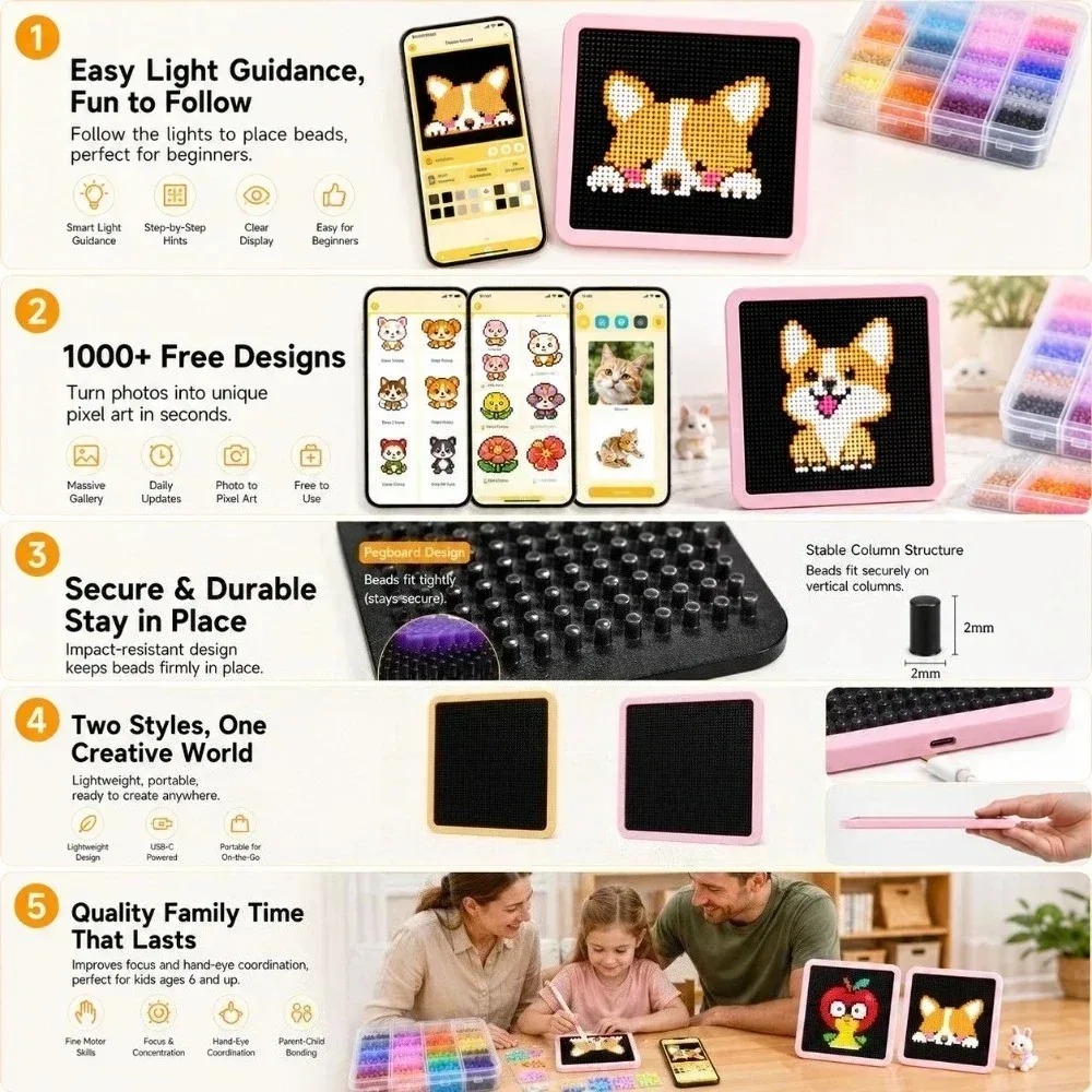 App Controlled LED Pixel Light - Art And Craft For Xmas recension och pris