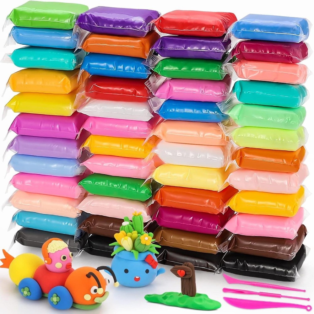 48 Colors Air Dry Clay Ultra L - Air Dry Clay recension och pris